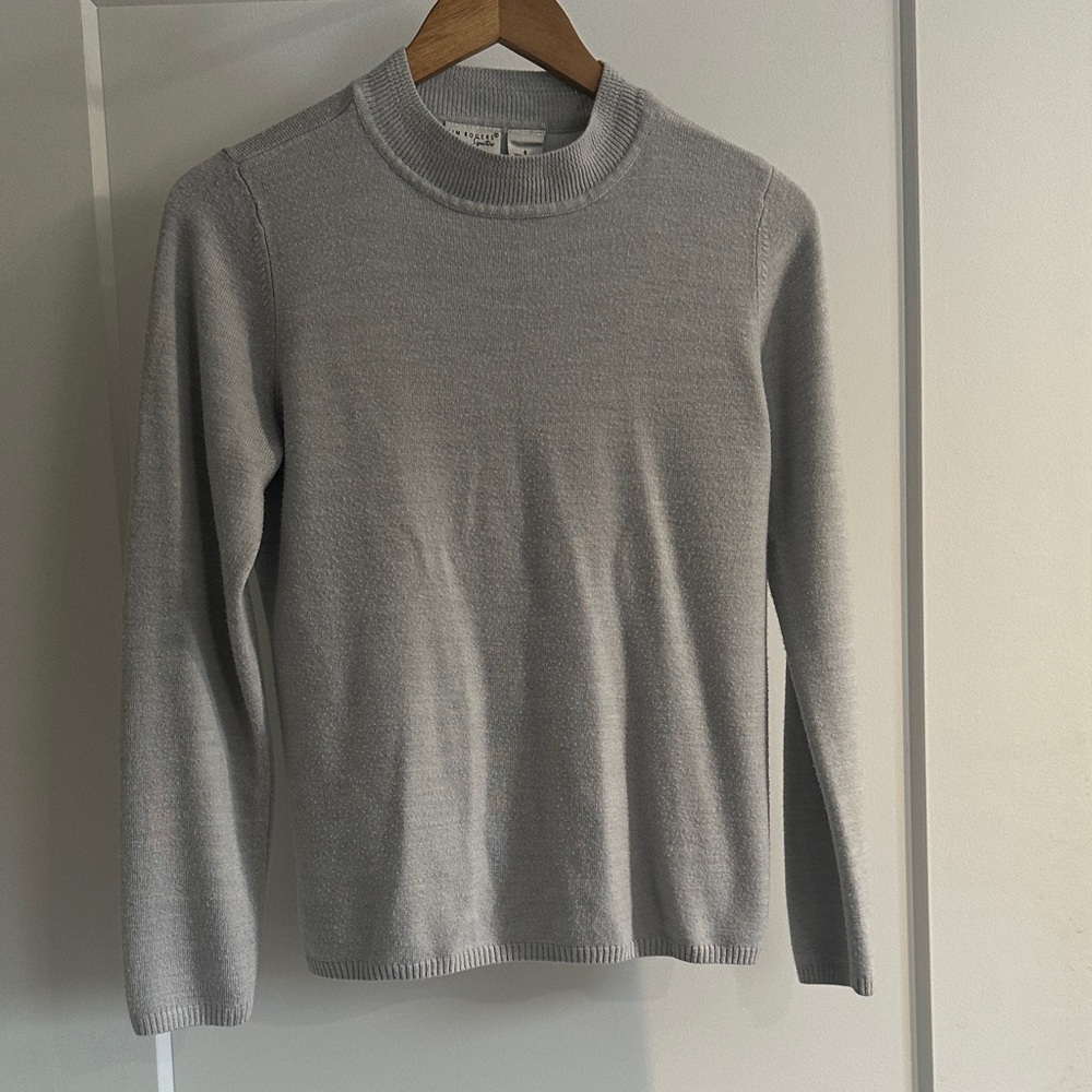 Kim Rogers Light Gray Crewneck Sweater